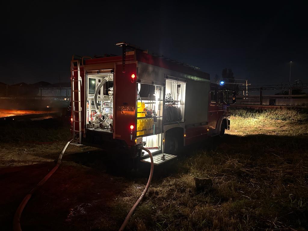 Bakıda açıq ərazidə güclü yanğın oldu - FOTO/VİDEO