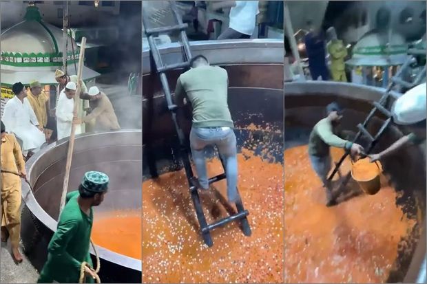 Bu yeməyi dadmaq üçün nərdivan lazımdır - VİDEO