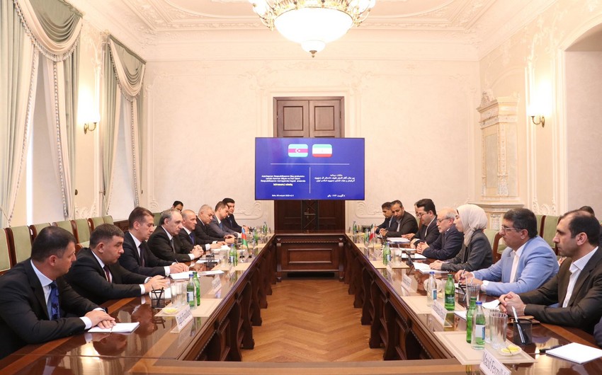 Kamran Əliyev İranın baş prokurorunun müavinini qəbul etdi - FOTOLAR