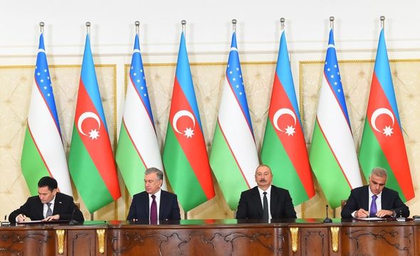 Azərbaycan-Özbəkistan sənədləri imzalandı - FOTOLAR