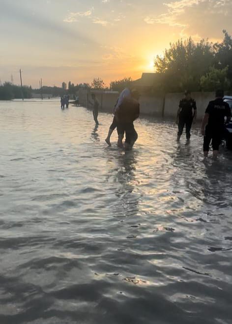 Subasmadan sonra Bərdədəki vəziyyət - FOTO / VİDEO