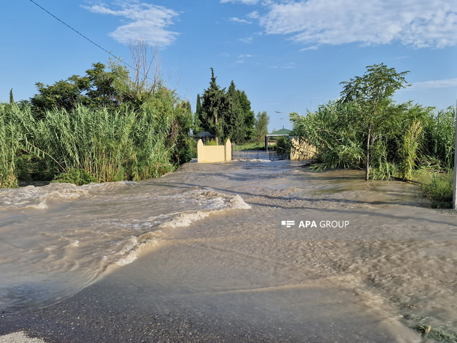 Subasmadan sonra Bərdədəki vəziyyət - FOTO / VİDEO