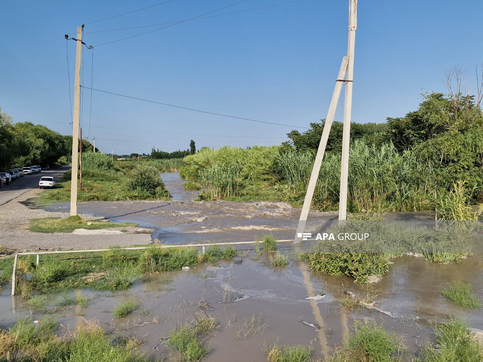 Subasmadan sonra Bərdədəki vəziyyət - FOTO / VİDEO