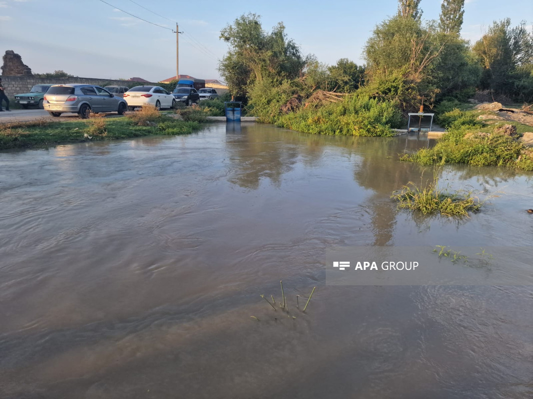 Subasmadan sonra Bərdədəki vəziyyət - FOTO / VİDEO