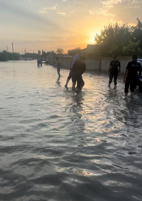 Subasmadan sonra Bərdədəki vəziyyət - FOTO / VİDEO