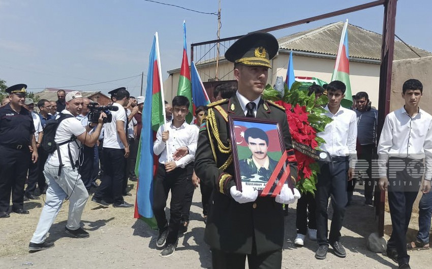 Daşaltı şəhidi 31 ildən sonra dəfn edildi - YENİLƏNİB