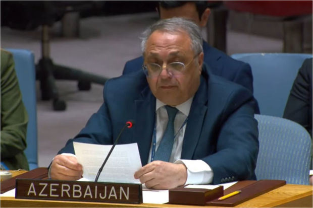 Yaşar Əliyev BMT TŞ-də erməni yalanını ifşa etdi – FOTO/VİDEO