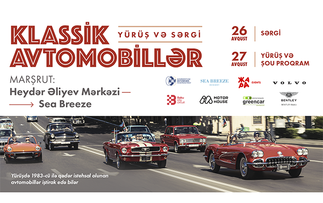 Bakıda klassik avtomobillərin yürüşü keçiriləcək
