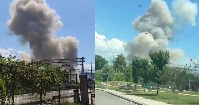 Türkiyədə limanda güclü partlayış - VİDEO 1 Türkiyədə limanda güclü partlayış - VİDEO