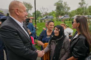 Laçında yaşlı qadın Prezidentdən bunu xahiş etdi - VİDEO