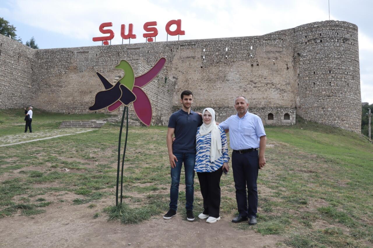 Pənahəli xan nəslinin nümayəndəsi Şuşada: "Qarabağ Zəfərinin möhtəşəmliyi..."