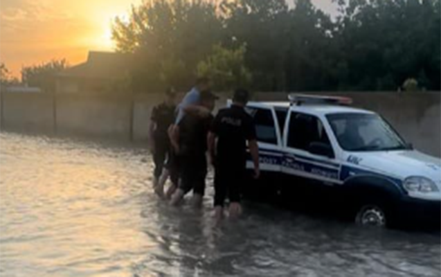 Subasmadan sonra Bərdədəki vəziyyət - FOTO / VİDEO