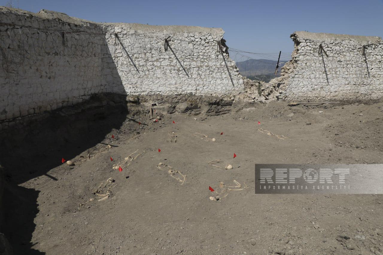 Şuşada növbəti kütləvi məzarlıq aşkarlandı - FOTOLAR