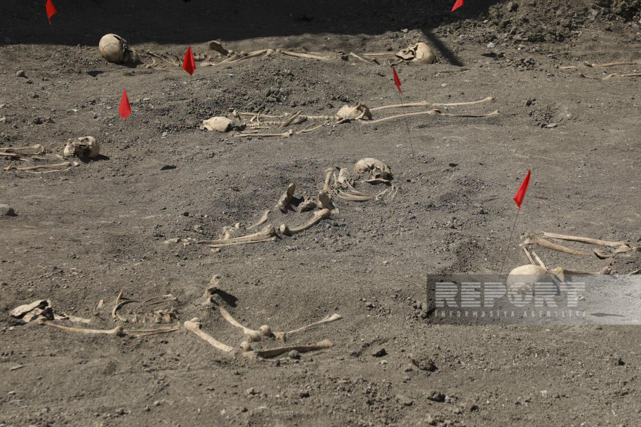 Şuşada növbəti kütləvi məzarlıq aşkarlandı - FOTOLAR