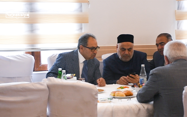 Şeyxlə Abel Məhərrəmov deputatın yas mərasimində - FOTOLAR