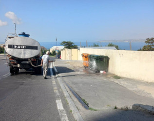 Bu gün Xətai rayonunda iməcilik keçirilib - FOTOLAR