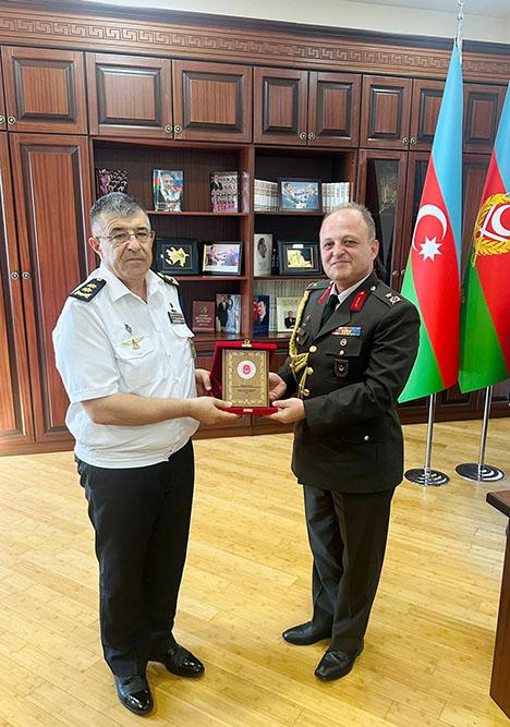 Zakir Həsənov Türkiyənin yeni hərbi attaşesini qəbul etdi - FOTOLAR