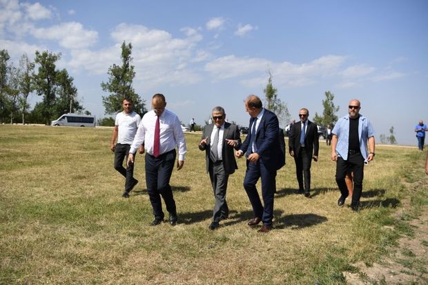 Slovakiya nümayəndə heyəti Şuşada Cıdır düzündə - FOTO