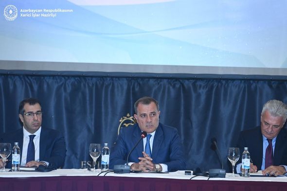 Ceyhun Bayramov Xorvatiyada: Ermənistanın Laçın yolu ətrafındakı təxribatından danışdı - FOTO