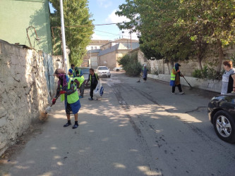 Bu gün Xətai rayonunda iməcilik keçirilib - FOTOLAR