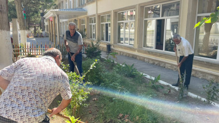 Bu gün Xətai rayonunda iməcilik keçirilib - FOTOLAR
