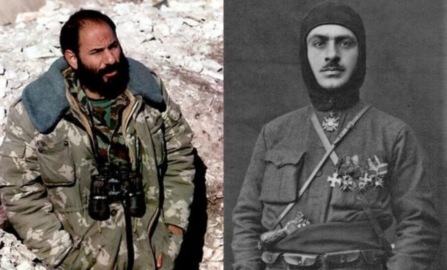 Qarabağda məşhur erməni terrorçuların heykəli sökülür