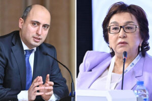 Məleykə Abbaszadədən Emin Əmrullayevə "xanım jesti" - Çıxışı gündəm oldu