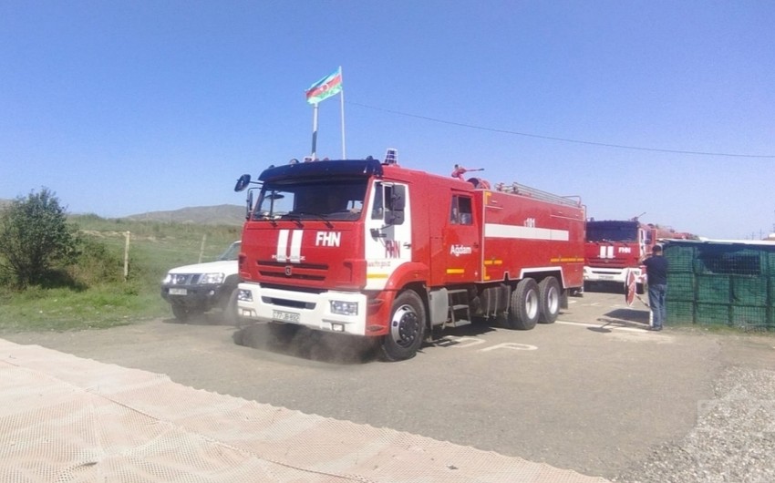 FHN-in 10 avtomobili və 50 nəfərlik heyəti Xankəndidə