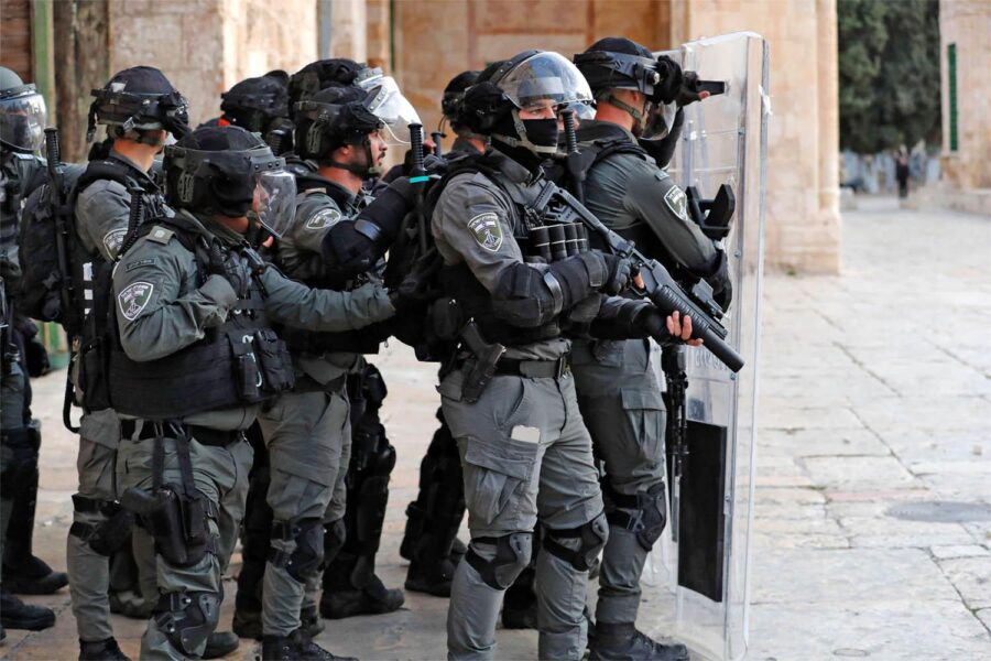 israeli riot police