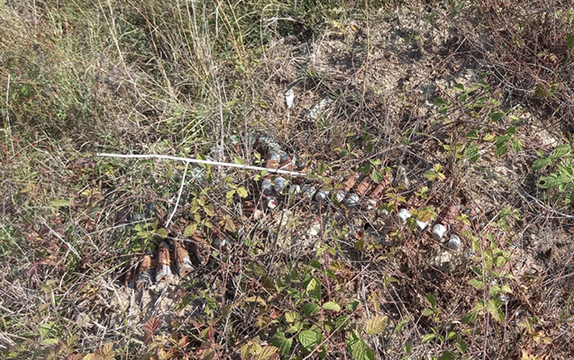 Xocavənddə mərmi və patronlar aşkar edildi