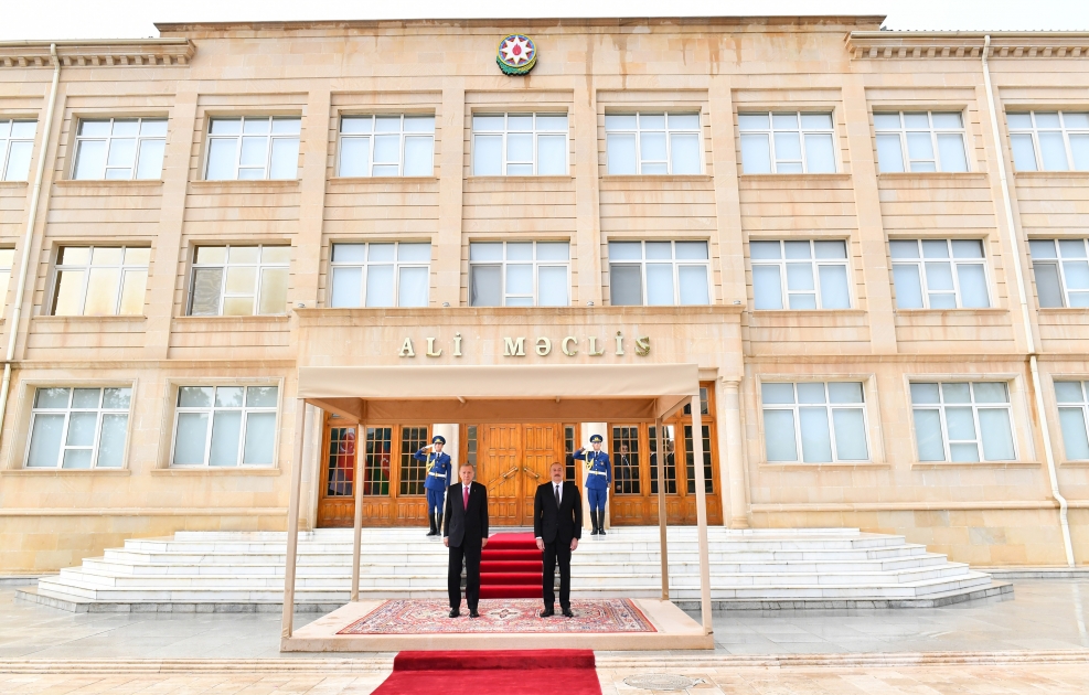 Naxçıvanda prezidentlərin təkbətək görüşü keçirildi - VİDEO