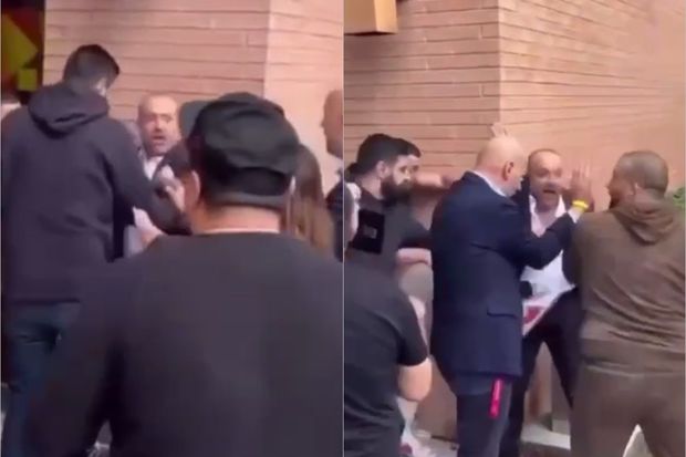 Daşnaklar Los-Ancelesdə türklərə hücum etdi - VİDEO 1 Daşnaklar Los-Ancelesdə türklərə hücum etdi - VİDEO