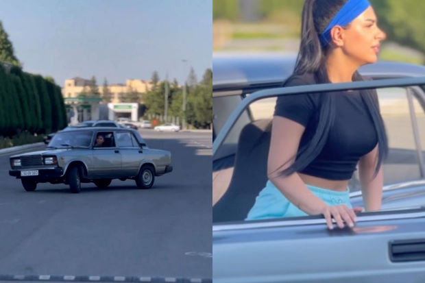 "Avtoş"luq edən xanım blogerə DİN-dən reaksiya - VİDEO