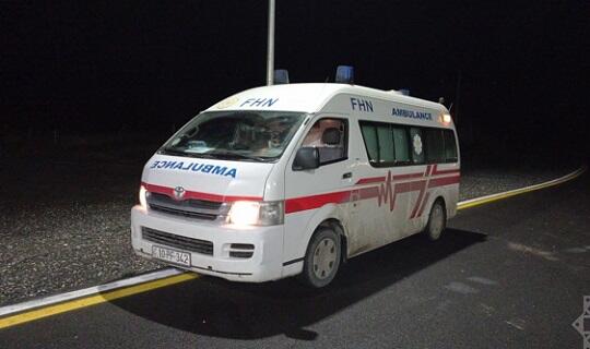 Bakıdan Xankəndiyə tibbi yardım göndərildi - FOTO / VİDEO 1 xankendi yardim ambulans