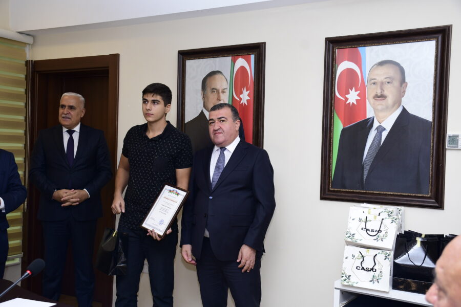 Xətaidə yüksək bal toplayan gənclərlə görüş keçirildi - FOTOLAR