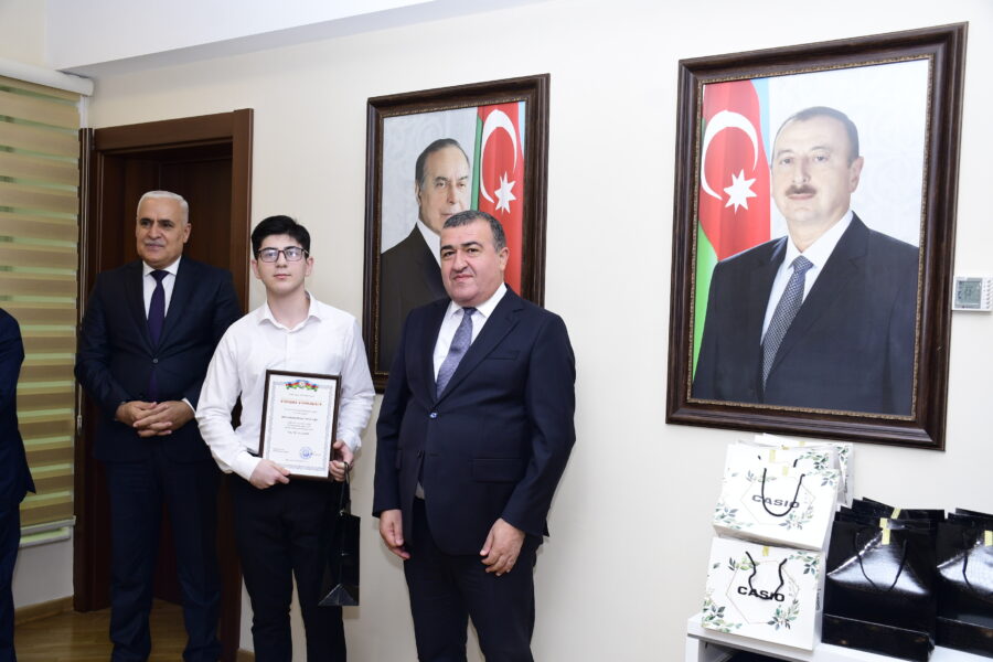 Xətaidə yüksək bal toplayan gənclərlə görüş keçirildi - FOTOLAR