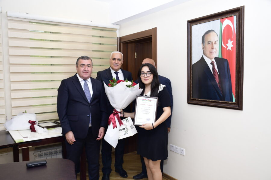 Xətaidə yüksək bal toplayan gənclərlə görüş keçirildi - FOTOLAR