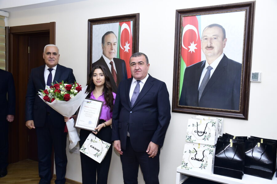 Xətaidə yüksək bal toplayan gənclərlə görüş keçirildi - FOTOLAR