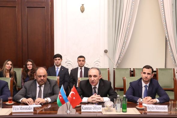 Baş prokuror Türkiyə Ali Məhkəməsinin sədri ilə görüşdü - FOTO