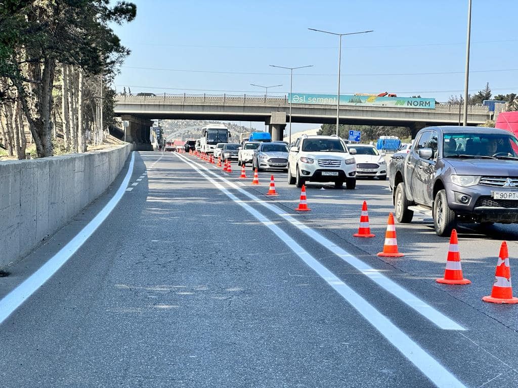 Bakı-Sumqayıt yolundan istifadə edənlər üçün mühüm xəbər - FOTO