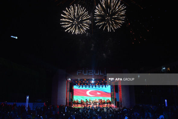 Füzuli Şəhəri Günü ilə bağlı atəşfəşanlıq olub - FOTO / VİDEO
