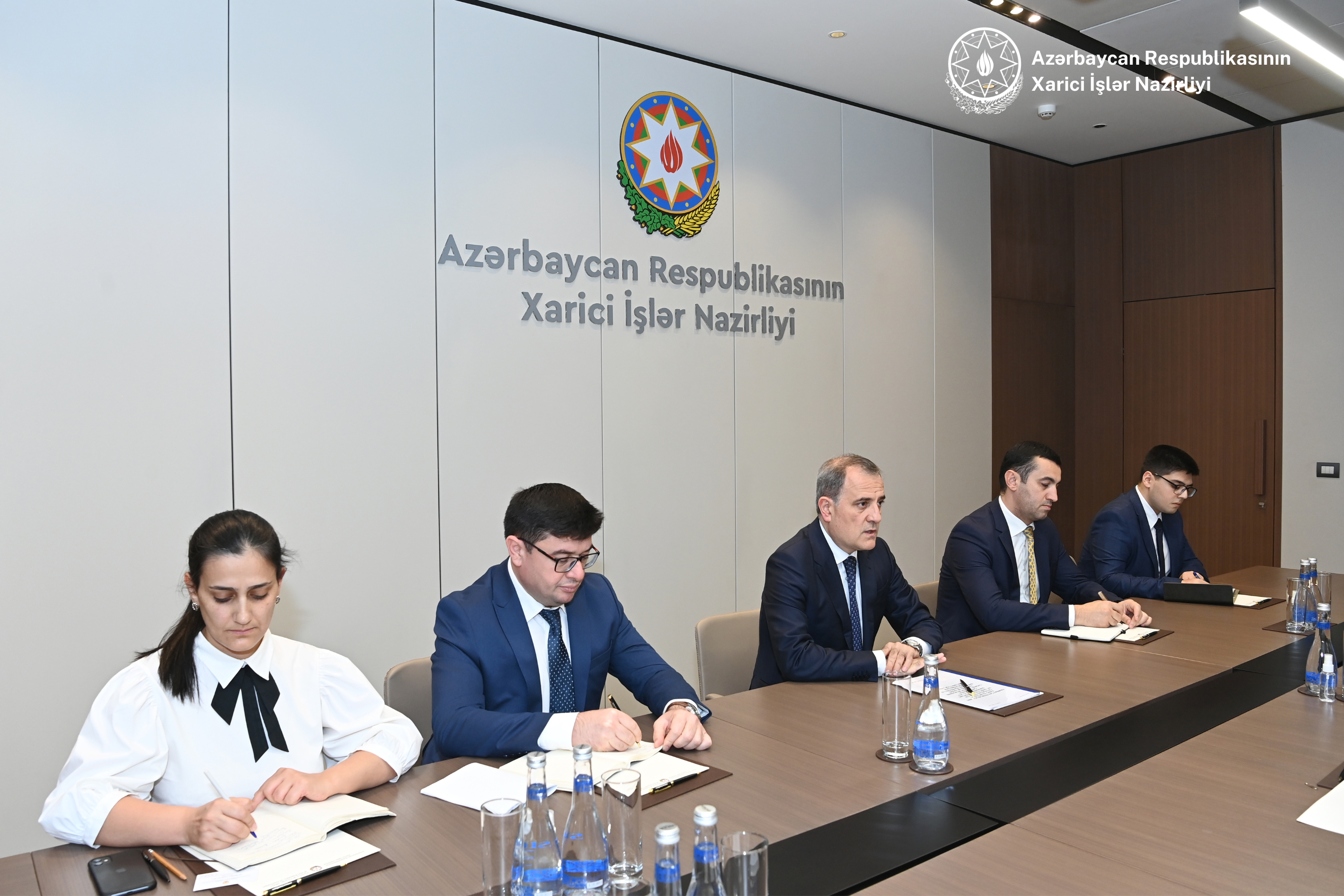 Ceyhun Bayramov Tacikistanın xarici işlər naziri ilə görüşdü - FOTO