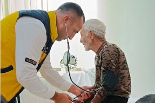 Xankəndidə ilk erməni sakinə tibbi xidmət göstərildi - VİDEO