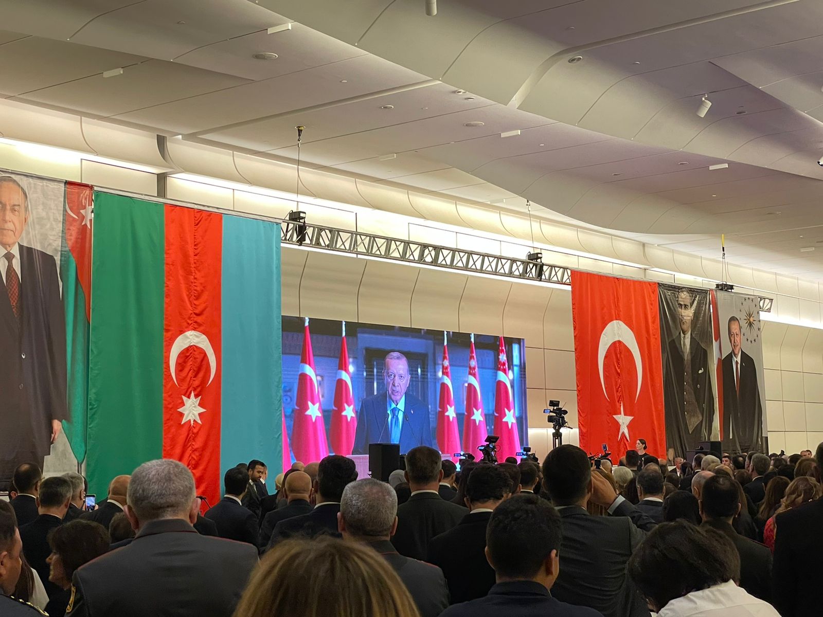 Bakıda Türkiyə Cümhuriyyətinin 100-cü il tədbiri keçirildi - FOTO/VİDEO