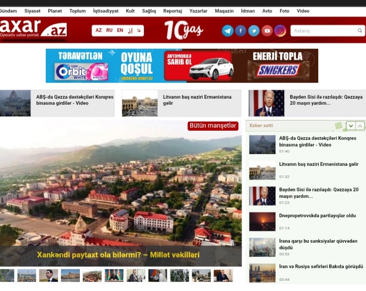 Mediamızın beşulduzlu nəhəngi - 550 minlik “ordu”ya malik Axar.az 10 yaşında!