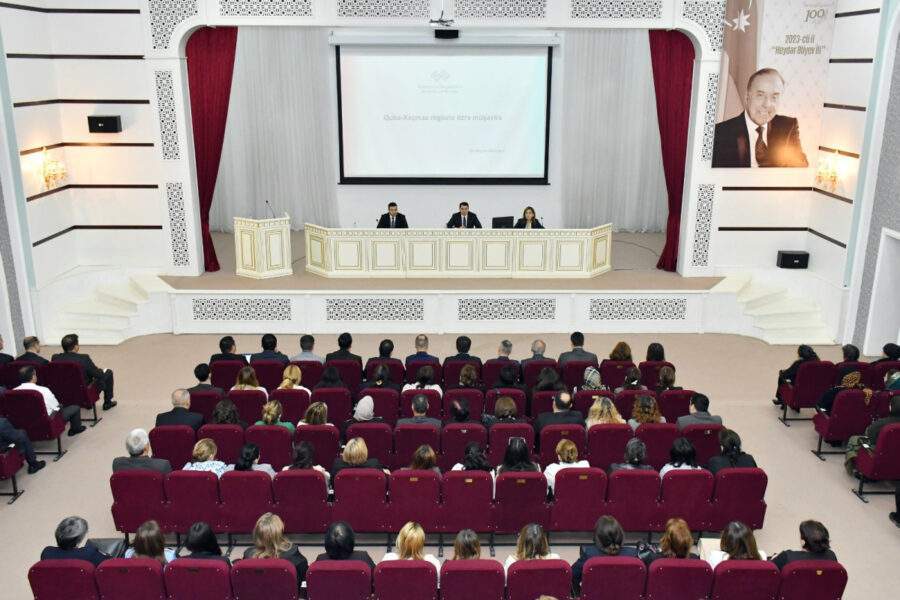 Adil Kərimli Quba-Xaçmaz regionu üzrə müşavirə keçirdi - FOTOLAR