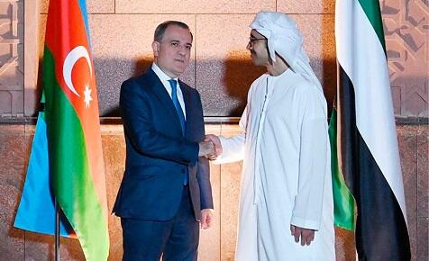 Ceyhun Bayramov BƏƏ-li həmkarı ilə görüşdü - FOTO 1 Ceyhun Bayramov BƏƏ-li həmkarı ilə görüşdü - FOTO