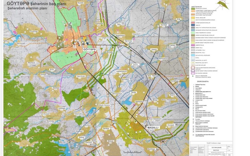 Cəlilabadın Göytəpə şəhərinin Baş planının təqdim edildi