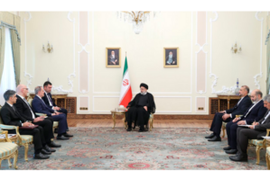 Ceyhun Bayramov İbrahim Rəisi ilə görüşdü