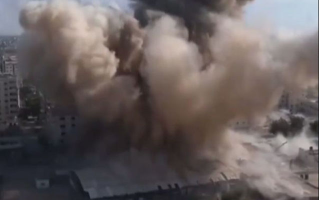 Canlı yayımda Qəzzadan dəhşətli kadrlar - VİDEO